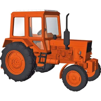 Modelová železnice Busch 51300 H0 model zemědělského stroje Belarus MTS-80