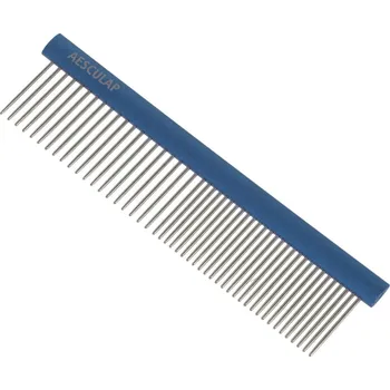 Kartáč pro zvířata AESCULAP hřeben na srst Aluminium - střední