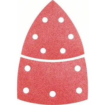 Brusný papír Brusné papíry pro delta brusky, 11otvorů Bosch /bal.10ks/, Expert for Wood 102 x 62, 93 mm, 180 Dostupné varianty: 1 x Brusný papír - Bosch C430 102 x 62/93 mm/hrubost 40