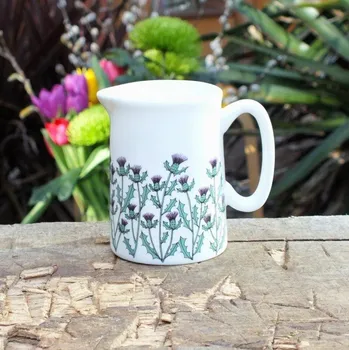 Konvička na mléko Konvička na mléko Thistles 250ml, Wiggles & Florence UK 250 ml