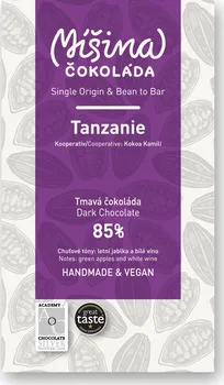Čokoláda Míšina čokoláda Tanzanie 85 % 50 g