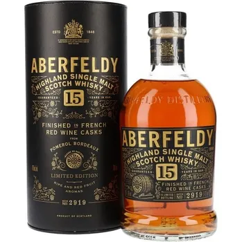 Whisky ABERFELDY 15Y WINE CASKS 43% 0,7l (tuba)