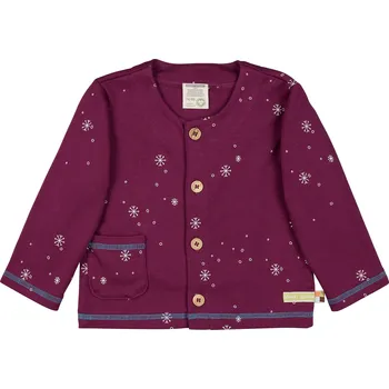 Dívčí mikina Dětský kabátek na knoflíky loud + proud Velikost: 74/80