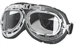 W-Tec Ageless moto brýle stříbrné/černé