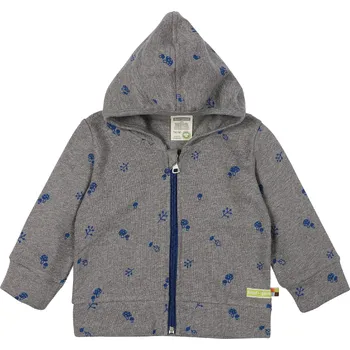 Chlapecká mikina Dětská mikina s kapucí Co najdu v lese - šedivá loud + proud Velikost: 86/92