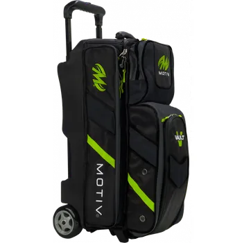 Taška na bowlingovou kouli TAŠKA NA 3 KOULE NA KOLEČKÁCH VAULT LIME/ŠEDÁ