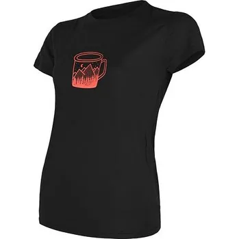 Dámské tričko SENSOR MERINO ACTIVE PT MUG dámské triko kr.rukáv černá Velikost: L