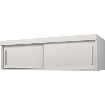 Šatní skříň Eoshop Nadstavbová skříňka pro skříně Vis (01, 04, 05, 06 ) 150 cm, Bílá / Bílá