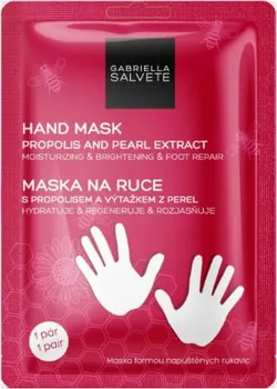 Péče o ruce Gabriella Salvete Propolis & Pearl Extrakt Moisturising & Brightening Hand Mask maska na ruce 1 pár