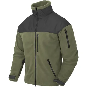 Pánská mikina Helikon-Tex bunda CLASSIC ARMY fleece ZELENOČERNÁ