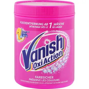 Odstraňovač skvrn Vanish Oxi Action práškový odstraňovač skvrn pro barevné prádlo 1,1 kg