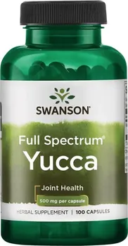 Přírodní produkt Swanson Yucca 500 mg 100 cps.