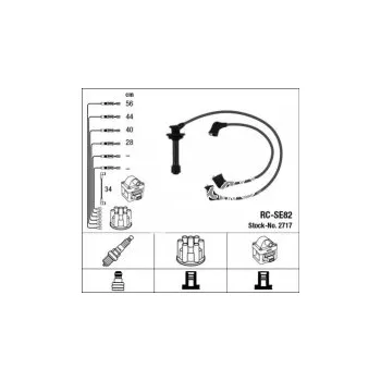 Zapalovací kabel Sada kabelů pro zapalování NGK RC-SE82 - SUZUKI