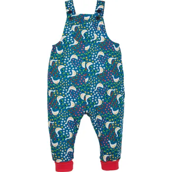 Dětské laclové kalhoty Husy na modré louce Frugi Velikost: 0-3m