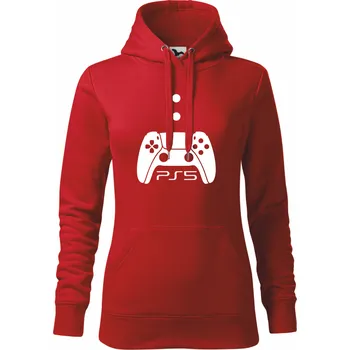 Dámská mikina Dámská mikina PS5 červená