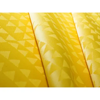 HEDVA ČESKÝ BROKÁT Odaska 163 TROJÚHELNÍKY žlutá Barva: žlutá