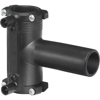 Fitinka +GF+ Elektrosvařovací T-kus 90°, PE100 SDR11, s potrubní fixací Průměr: 32 mm