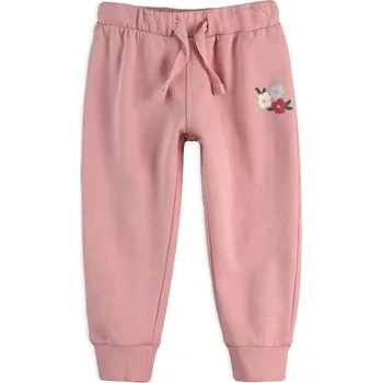 Kojenecké dívčí tepláčky VENERE FLOWERS růžové Velikost: 74