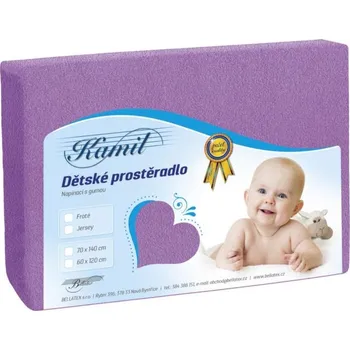 Prostěradlo Bellatex Dětské froté prostěradlo světle fialová 70x140 cm