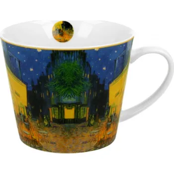 DUO Gifts DG - Velký porcelánový hrnek V. van Gogh TERASA V NOCI v dárkové krabičce - 610 ml
