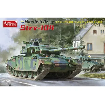 Plastikový model Amusing Hobby 1/35 Swedish Army Strv.104