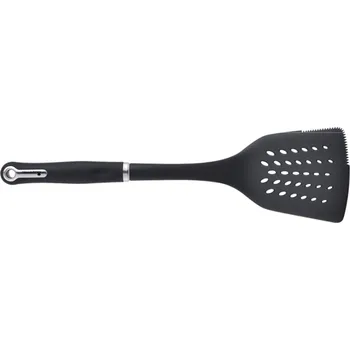 Příborník do zásuvky Kuchyňská nylonová špachtle Masterpro / vroubkovaný okraj / černá