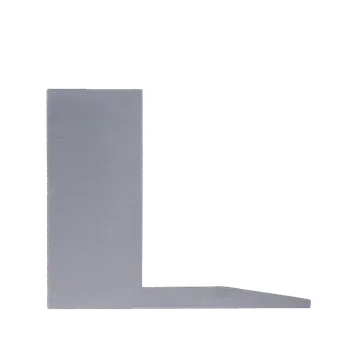 Zábradlí Kryt - ukončení k hliníkovému kotevnímu profilu AL-L141-2.5 a AL-L141-5, hliník, povrch broušený K320