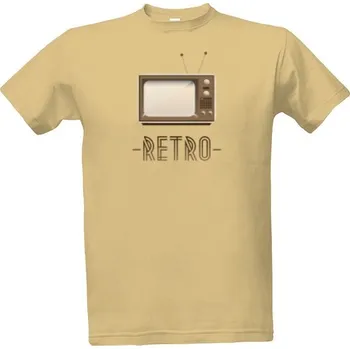 Tričko s potiskem Retro TV pánské