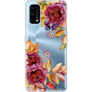Pouzdro na mobilní telefon Odolné silikonové pouzdro iSaprio - Fall Flowers - Realme 7 Pro