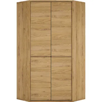 Šatní skříň Rohová skříň, dub shetland, SHELDON TYP 21