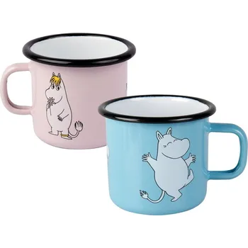 Sada hrnečků Moomin Muminek a Slečna Ferka 0,25l Muurla, 2ks