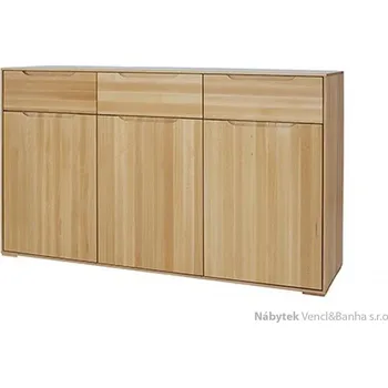 Ložnice Drewmax Dřevěná buková komoda, prádelník z masivního dřeva buk KD421 Pacyg