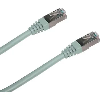 Síťový kabel DATACOM Patch cord FTP CAT5E 1m šedý (1581)