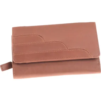 Dámská kožená peněženka KUBÁT | červená |737062 Barva: hnědá - světlá