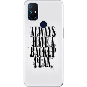 Pouzdro na mobilní telefon Odolné silikonové pouzdro iSaprio - Backup Plan - OnePlus Nord N10 5G