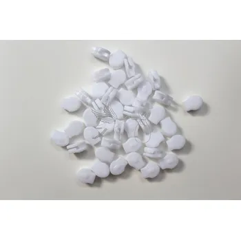 Zip Jezdec k nekonečnému zipu - bílý plastový