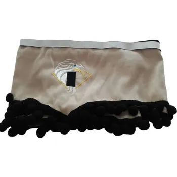 Stínítko do auta Přední záclonka pro IVECO, béžová barva a černé bambule