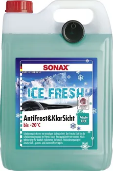 Směs do ostřikovače SONAX Ice Fresh Antifreeze & Clear View to -20 °C 5 l