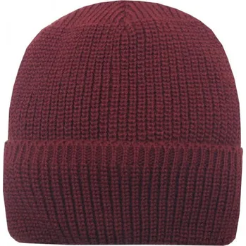 Čepice Mess Dětská zimní pletená čepice CP131J vínově červená