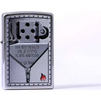 Zippo chrom gebürstet color "Use Zippo" 2003907