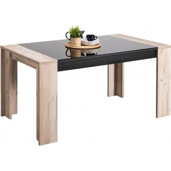 Jídelní stůl Jídelní stůl Vivo - dub šedý/černá