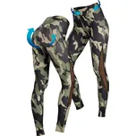 Dámské push-up legíny LITEX dlouhé army Velikost: S