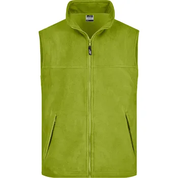 Pánská vesta Pánská heavyfleece vesta JAMES NICHOLSON JN045 LIME GREEN XL
