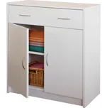 Prádelník s dvířky 4123 bílá