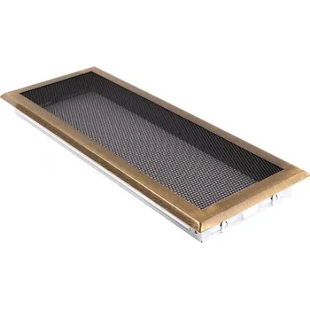 Větrací mřížka HSF Krbová mřížka 160x450 mosaz patina