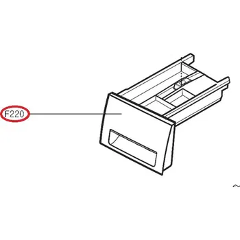 Originální šuplík násypky AGL74258220 pro pračku LG