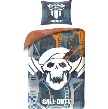 Povlečení Halantex Call of Duty Dragonfire 140 x 200, 70 x 90 cm zipový uzávěr