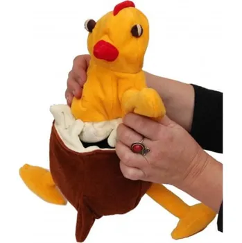 maňásek Noe Oboustranný maňásek vajíčko - kuře - slepice