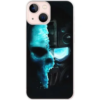 Odolné silikonové pouzdro iSaprio - Roboskull - iPhone 13 mini