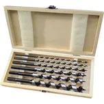 Vrtáky hadovité do dřeva, sada 6ks, šestihranná stopka, v dřevěné kazetě, EXTOL PREMIUM